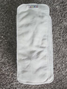 ALVA White Cloth Diaper Inserts 4 Layer